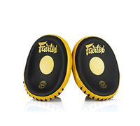 Fairtex Mitaines de boxe thaï FMV15 – Cuir synthétique microfibre, incurvées, absorption des chocs