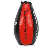 Fairtex HB15 Super Tear Drop Sac de frappe non rempli Rouge/noir