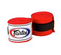 Fairtex !! HW2 Premium Coton Boxe Bandes 180 inch (Pair)/Rouge