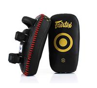 Fairtex KPLC5 Coussinets légers pour Muay Thai Kickboxing Noir/doré
