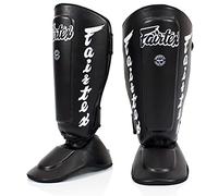 Fairtex Muay Thai SP7 Protège-Tibia avec Protection de Pied Amovible, pour Boxe et Arts Martiaux Mixtes