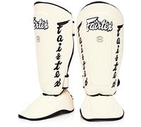 Fairtex Muay Thai SP7 Protège-Tibia avec Protection de Pied Amovible, pour Boxe et Arts Martiaux Mixtes