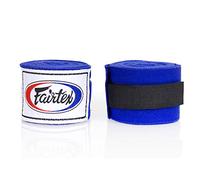 Fairtex Paire de bandages élastiques traditionnels Bleu 4,5 m