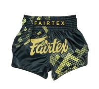 Fairtex Short de Boxe Muay Thai Coupe ajustée, Bs1931-Heart of Gold, X-Large