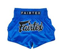 Fairtex Short de Boxe Muay Thai Coupe ajustée, Saphire, Taille M