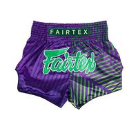Fairtex Short de Boxe Muay Thai Coupe ajustée, Violet Racer, Taille M