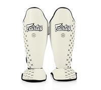 Fairtex SP5 Protège-Tibias de Muay thaï pour Homme, Femme, Enfant | Les protège-Tibias sont de qualité supérieure, légers et durables | Protection étendue pour éviter Les attelles tibiales Pendant