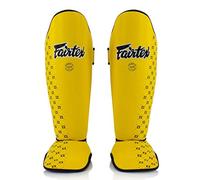 Fairtex Super Comfort SP5 Protège-tibias de boxe avec empeigne Noir M citronier