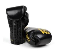 Fairtex X Glory Black Lace-up Boxing Gloves