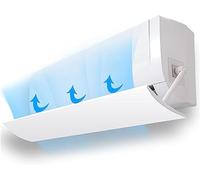 FAiruo Climatiseur mural intérieur pare-brise anti-soufflage direct pour climatiseur déflecteur déflecteur de climatiseur (couleur : panneau poreux 1, taille : 58 x 18 cm)