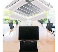 FAiruo Déflecteur de sortie de climatisation - Déflecteur de ventilation qui favorise la circulation du froid et de la chaleur - Angle réglable - Taille : 40 cm 4 pièces