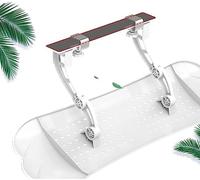 FAiruo Déflecteurs d'air de plafond pour climatisation, angle réglable, supports suspendus blancs