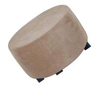 FAiruo Lavable Machine Protection Ronde-Housse Ottomane Rond-Pouf Extensible Jacquard-Luxe Velours Housses-Pieds Protecteur de Meubles Housse de Tabouret (Color : @D, Size : 60cm-74cm)