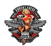 FAiruo Personnalité Mode Texaco Essence Pinup Girl Vinyle Wrap Sexy Beauté Voiture Autocollant Moto Fenêtre Autocollant (couleur : C, taille : 15 cm x 15 cm)