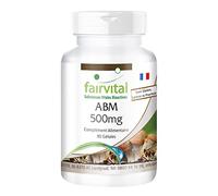 fairvital Agaricus Blazei Murill 500mg, 90 gélules, faciles à avaler, 500mg de poudre de champignon ABM par gélule, HAUTEMENT DOSÉ, VÉGÉTALIEN