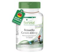 Fairvital | Boswellia carterii 400mg - 120 comprimés végétaliens - Extrait d'encens africain - 65% d'acides boswelliques