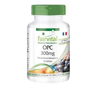 fairvital Extrait de pépins de raisin OPC, 900mg par dose journalière, 90 gélules, faciles à avaler, HAUTEMENT DOSÉ, VÉGÉTALIEN, proanthocyanidines oligomères