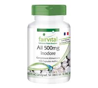 fairvital Gélules d'ail 500mg, 100 gélules molles, faciles à avaler, contiennent de l'alliicine, extrait d'ail 100:1, HAUTEMENT DOSÉ & inodore
