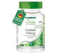 Fairvital | Gurmar 500mg - 90 gélules - Gymnema Sylvestris - qualité contrôlée et hautement dosé - 100% végétalien - Fabriqué en Allemagne