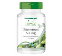 fairvital Melon amer, 120 gélules, avec 500mg d'extrait de melon amer et 20µg de chrome par gélule, HAUTEMENT DOSÉ, VÉGÉTALIEN, avec 10% de charantine