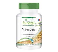 Fairvital | MIllet Doré - avec Acide Pantothénique & L-Cysteíne - VEGAN - Fortement dosé - 90 capsules