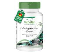 Fairvital | Moules aux orles vert 400mg - Fortement dosé - 120 capsules - avec le gingembre et Vitamine E