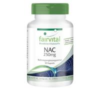 fairvital NAC 250mg, 90 gélules, faciles à avaler, N-acétyl-cystéine, acide aminé