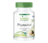 fairvital Phytovital, 90 gélules, extrait de grenade, pépins de raisin, thé vert, ortie et ginkgo biloba, etc., contient de précieux acides ellagiques, OPC et EGCG, HAUTEMENT DOSÉ, VÉGÉTALIEN