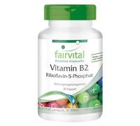 Fairvital | Riboflavine-5-Phosphate - Forme bioactive de vitamine B2 - Fortement dosé - VEGAN - 90 Capsules