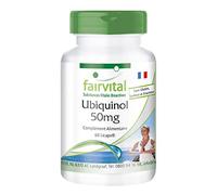 Fairvital | Ubiquinol 50mg par Licap - dose journalière 100mg - Kaneka QH - coenzyme bioactif - 60 Licaps®