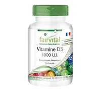 Fairvital | Vitamine D3 1000 U.I. (25mcg) cholécalciférol - 90 gélules