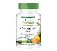 Fairvital | Zéaxanthine 10mg - 60 gélules - Protège la rétine comme un filtre lors de haute luminosité