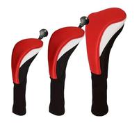 Fairway Gear Pack - Mesh Head Covers for Women | 3 Pieces Long Neck Design, Protective Equipment for Men Sports Fan, Ideal for Driving Range Training and Golf Course Meetings