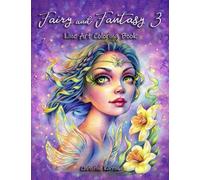 Fairy and Fantasy 3 Line Art Coloring Book