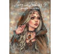 Fairy and Fantasy 4 Grayscale Coloring Book