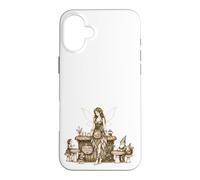 Fairy Brew Woodland Cafe Barista Café Champignon Fantaisie Coque pour iPhone 16 Plus