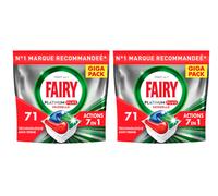 Fairy Capsules Lave-vaisselle Platinum+ Original, 142 capsules (2 x 71)
