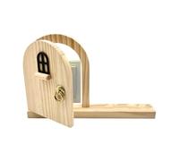 Fairy Couvercle de prise de porte en bois - Protection de prise électrique décorative, murale fantaisiste avec motif livre d'histoires, décoration de chambre d'enfant, housse de sécurité pour