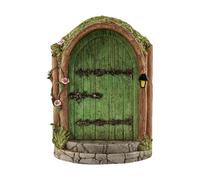 Fairy Door Kit - Portail en résine colorée, portail magique | Design extravagant compact avec vibrant caractéristique de finition, portes miniatures pour accessoires de jardin d'alber