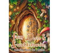 Fairy Doors & Secret Entrances Coloring Book: Fantasy Fairy Houses, Enchanted Hidden Doorways, Magical Cottage Entrances & Cozy Fantasy Scenes for Relaxation, Stress Relief and Creative Calm