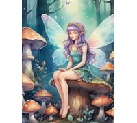 Fairy Forest - Grid Notebook for Magical Minds