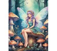 Fairy Forest - Grid Notebook for Magical Minds