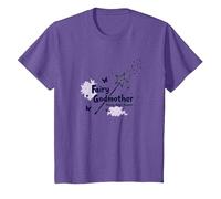 Fairy Godmother : Making Magic Happen T-Shirt, Enfant, Violet Chiné, 10 Ans
