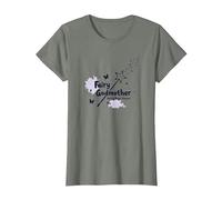 Fairy Godmother : Making Magic Happen T-Shirt, Femme, Vert Kaki chiné, XS