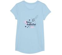 Fairy Godmother : Making Magic Happen T-Shirt, Fille, Bleu Céleste, S