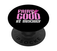 Fairy Good at Mischief Design pour Femme PopSockets PopGrip Adhésif