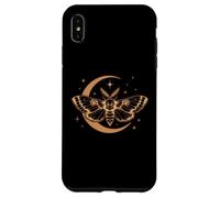 Fairy Grunge Moth Skull Fairycore Boho Vintage Coque pour iPhone XS Max