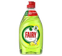 Fairy Liquide vaisselle au citron avec LiftAction. Pas de trempage, pas de graisse, pas de chichi et doux pour votre peau 320 ML