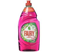 Fairy Liquide vaisselle ultra concentré Pink Jasmine 8 x 900 ml avec formule efficace pour une vaisselle propre, pouvoir dégraissant impressionnant