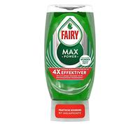 Fairy Max Power Liquide vaisselle à main 370 ml, nettoyage facile et sans effort, même sur les casseroles et poêles les plus gras.